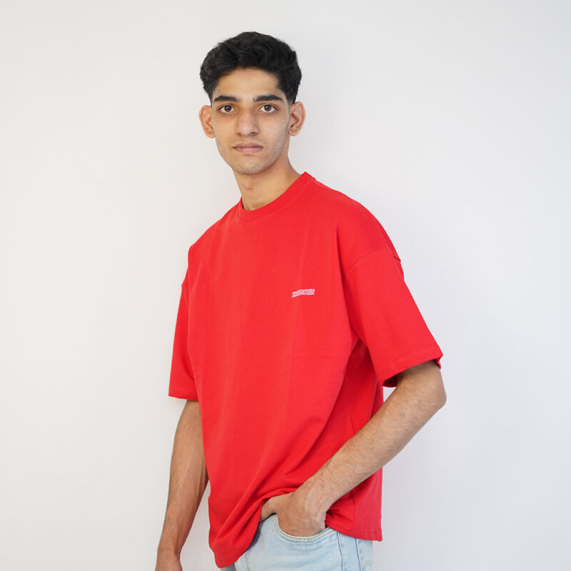 Deadpool Cartoon Edition Oversized Red Tshirt
